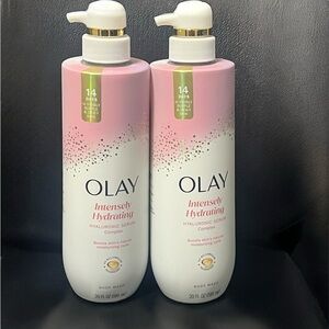 OLAY Pink and White Hydrating Body Wash Duo